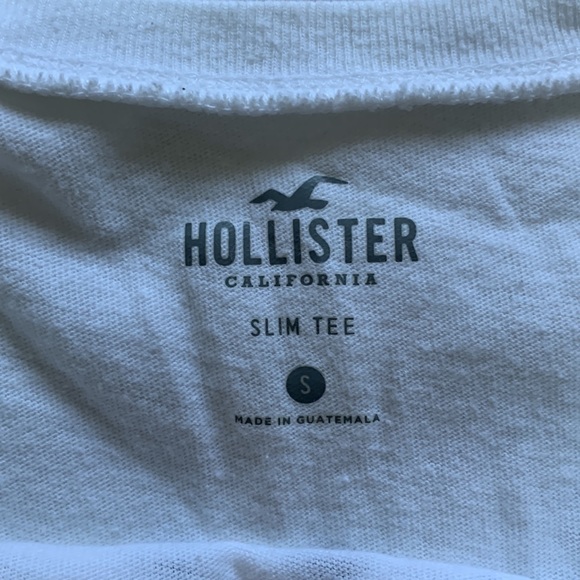 Hollister white cropped tee - Picture 3 of 3
